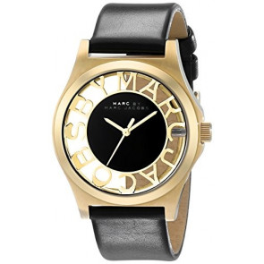 Watch strap Marc by Marc Jacobs MBM1246 Leather Black 20mm