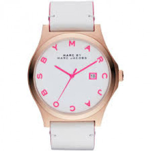 Watch strap Marc by Marc Jacobs MBM1248 Leather White 21mm