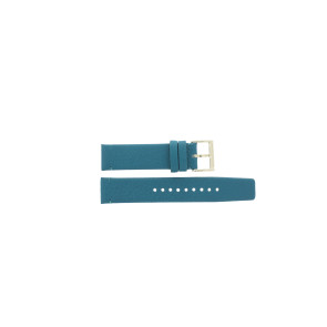 Watch strap Marc by Marc Jacobs MBM1263 Leather Turquoise 20mm