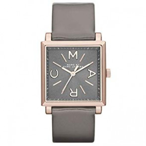 Watch strap Marc by Marc Jacobs MBM1276 Leather Grey 20mm