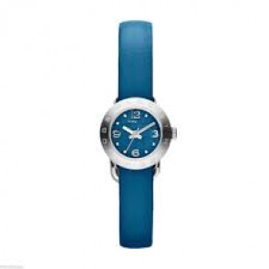 Watch strap Marc by Marc Jacobs MBM1289 Leather Blue 10mm