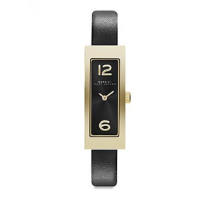 Watch strap Marc by Marc Jacobs MBM1295 Leather Black 10mm