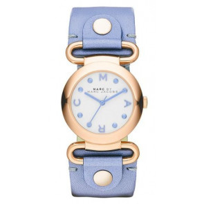 Watch strap Marc by Marc Jacobs MBM1307 Leather Blue 24mm