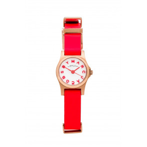 Watch strap Marc by Marc Jacobs MBM1315 Leather Orange 10mm