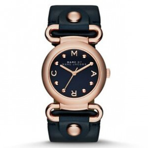 Watch strap Marc by Marc Jacobs MBM1334 Leather Blue 24mm