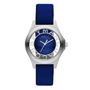 Watch strap Marc by Marc Jacobs MBM1337 Leather Blue 16mm