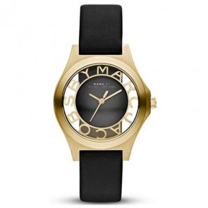 Watch strap Marc by Marc Jacobs MBM1340 Leather Black 16mm