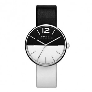 Watch strap Marc by Marc Jacobs MBM1366 Leather Black 18mm