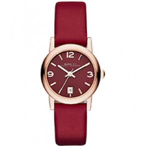 Watch strap Marc by Marc Jacobs MBM1403 Leather Red 14mm