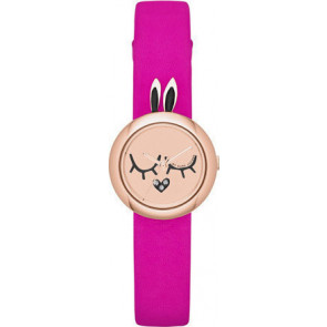 Watch strap Marc by Marc Jacobs MBM2051 Leather Pink 12mm