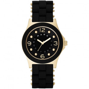 Watch strap Marc by Marc Jacobs MBM2540 Steel Black 18mm