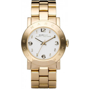 Watch strap Marc by Marc Jacobs MBM3056 Steel Gold Toned