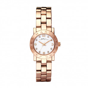 Watch strap Marc by Marc Jacobs MBM3078 Stainless steel Rosé 14mm