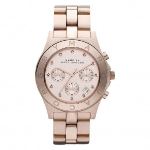 Watch strap Marc by Marc Jacobs MBM3102 Steel Rosé 20mm