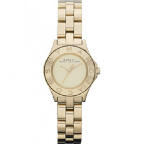 Watch strap Marc by Marc Jacobs MBM3131 Steel Gold Toned 12mm