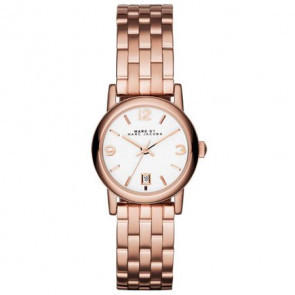 Watch strap Marc by Marc Jacobs MBM3438 Steel Rosé 14mm
