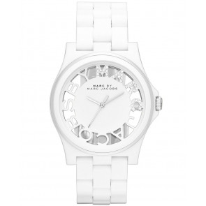 Watch strap Marc by Marc Jacobs MBM4571 Plastic White 20mm