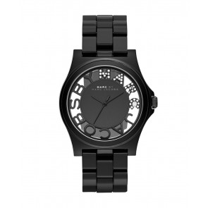 Watch strap Marc by Marc Jacobs MBM4572 Plastic Black 20mm