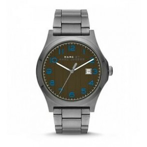 Watch strap Marc by Marc Jacobs MBM5044 Steel Anthracite grey 22mm