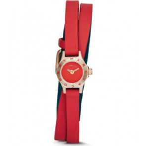 Watch strap Marc by Marc Jacobs MBM5534 Silicone Red 7mm