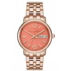 Watch strap Marc by Marc Jacobs MBM8648 Steel Rosé 20mm