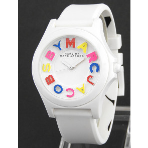 Watch strap Marc by Marc Jacobs MBM8660 Silicone White 20mm