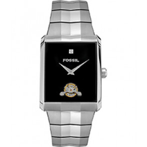 Watch strap Fossil ME1018 Stainless steel Steel 28mm