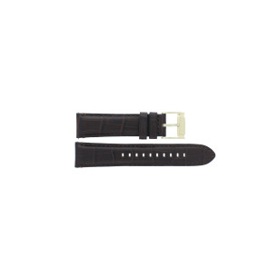 Watch strap Fossil ME1127 Leather Brown 22mm