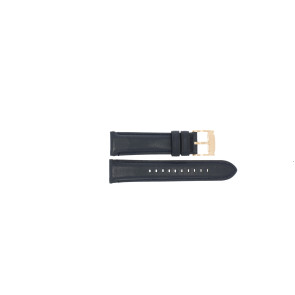 Watch strap Fossil ME3054 Leather Blue 22mm