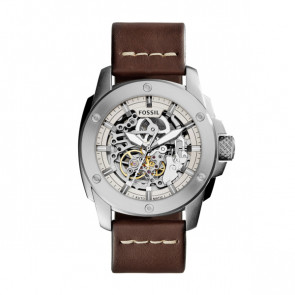 Watch strap Fossil ME3083 Leather Brown 24mm