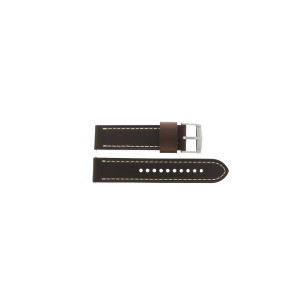 Watch strap Fossil ME3115 Leather Brown 22mm