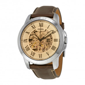 Watch strap Fossil ME3122 Leather Brown 22mm