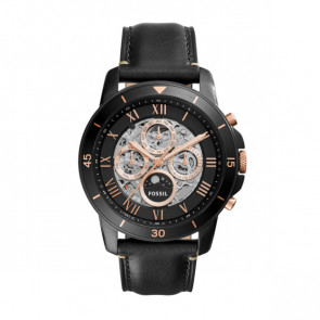 Watch strap Fossil ME3138 Leather Black 22mm