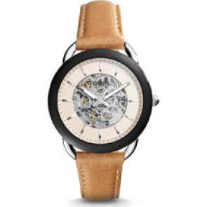 Watch strap Fossil ME3144 Leather Brown 16mm