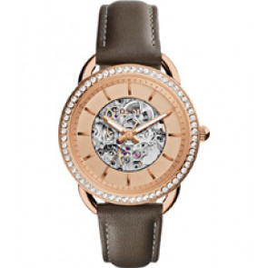 Watch strap Fossil ME3151 Leather Brown 16mm