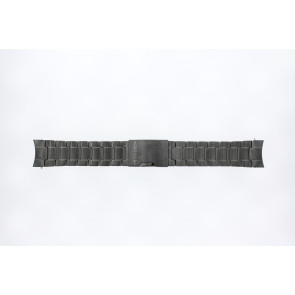 Watch strap Fossil ME3172 Steel Anthracite grey 22mm