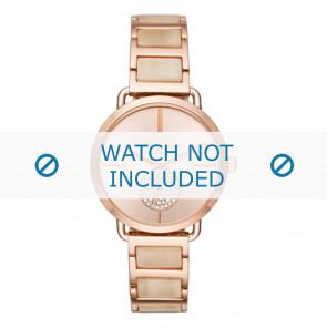 Michael Kors watch strap MK3678 Metal Rosé 16mm