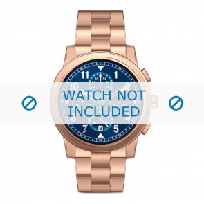 Michael Kors watch strap MK8550 Metal Rosé 22mm