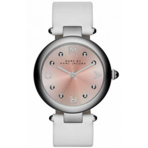 Watch strap Marc by Marc Jacobs MJ1407 Leather White 18mm