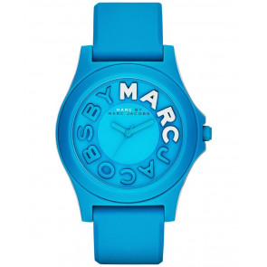 Watch strap Marc by Marc Jacobs MBM4024 Silicone Blue 20mm