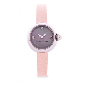 Watch strap Marc by Marc Jacobs MJ1433 Leather Pink 10mm