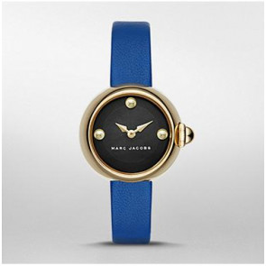 Watch strap Marc by Marc Jacobs MJ1434 Leather Blue 10mm