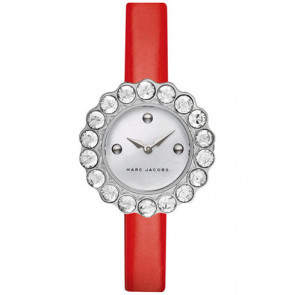 Watch strap Marc by Marc Jacobs MJ1441 Leather Red 10mm