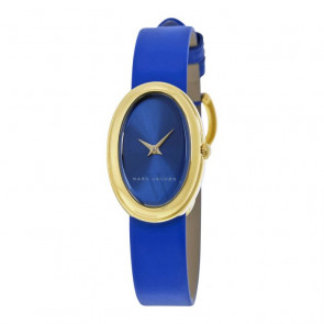 Watch strap Marc by Marc Jacobs MJ1455 Leather Blue 12mm