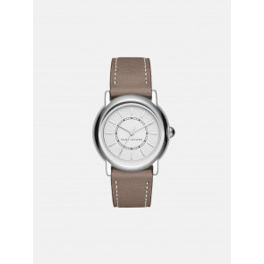 Watch strap Marc by Marc Jacobs MJ1507 Leather Grey 18mm
