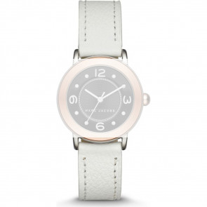 Watch strap Marc by Marc Jacobs MJ1517 Leather White 14mm