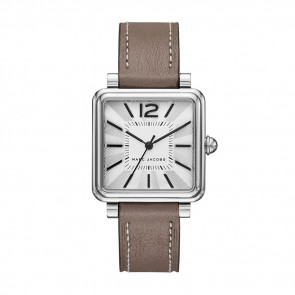 Watch strap Marc by Marc Jacobs MJ1518 Leather Taupe 16mm
