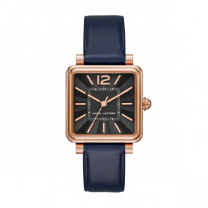 Watch strap Marc by Marc Jacobs MJ1523 Leather Blue 16mm