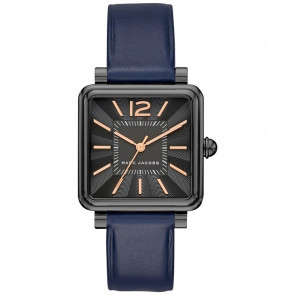Watch strap Marc by Marc Jacobs MJ1524 Leather Blue 16mm