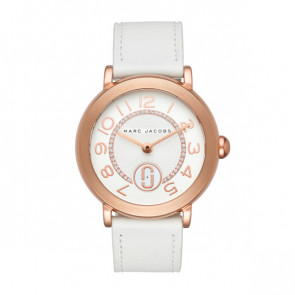 Watch strap Marc by Marc Jacobs MJ1616 Leather White 18mm